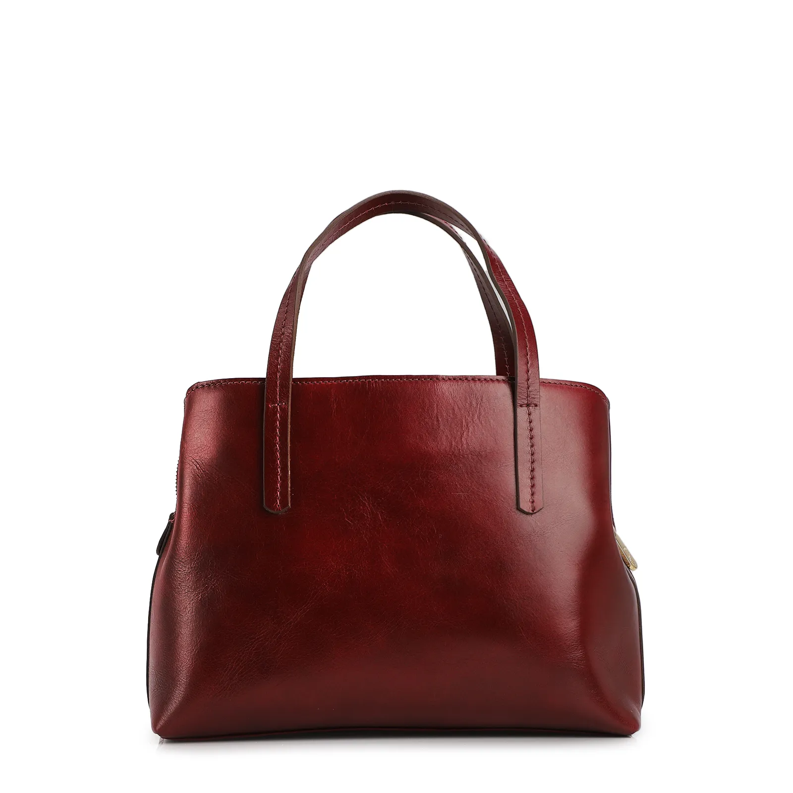 Bolsa Tote Couro Vinho
