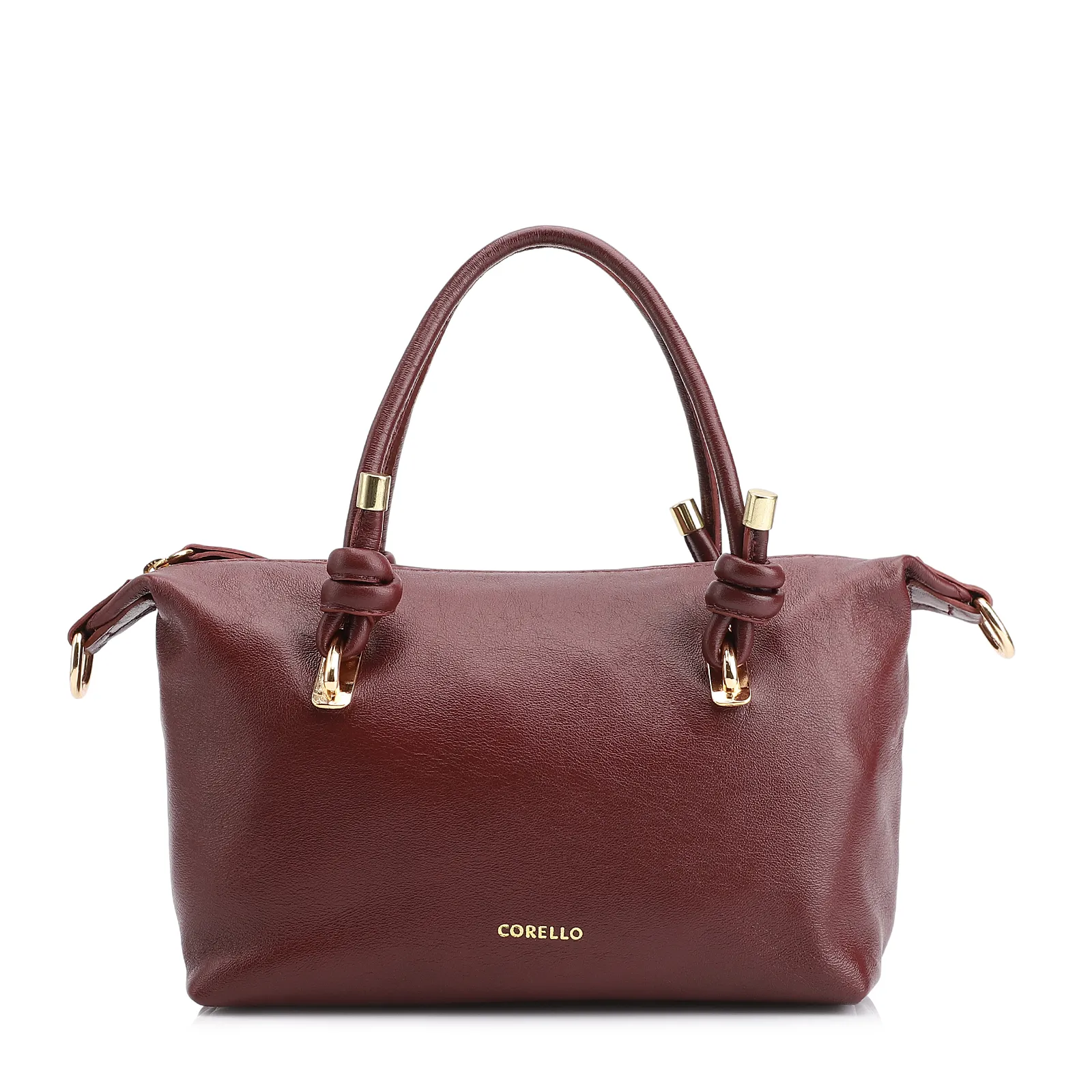 Bolsa Tote Couro Vinho