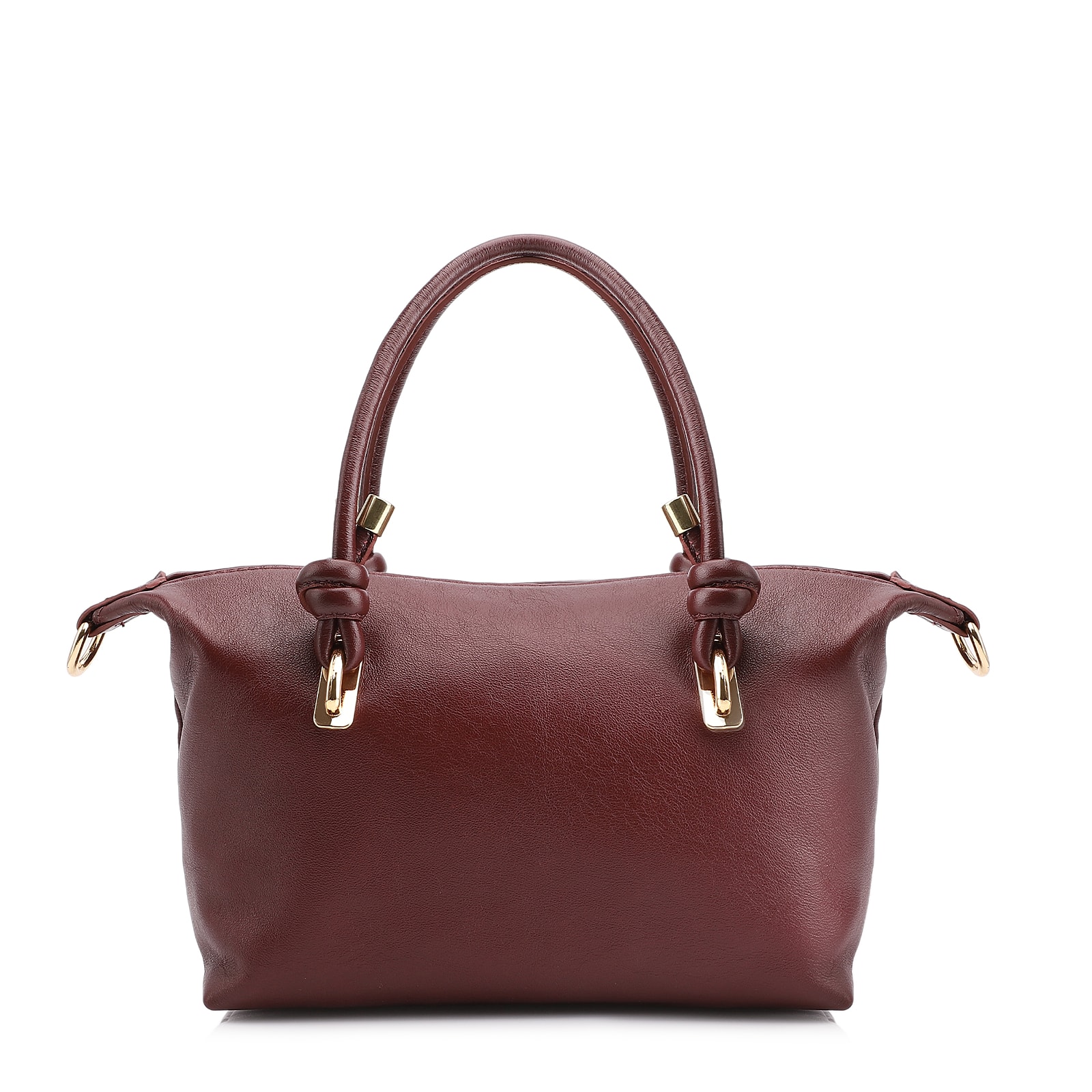 Bolsa Tote Couro Vinho