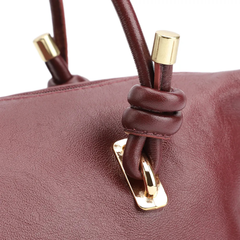 Bolsa Tote Couro Vinho - imagem 8