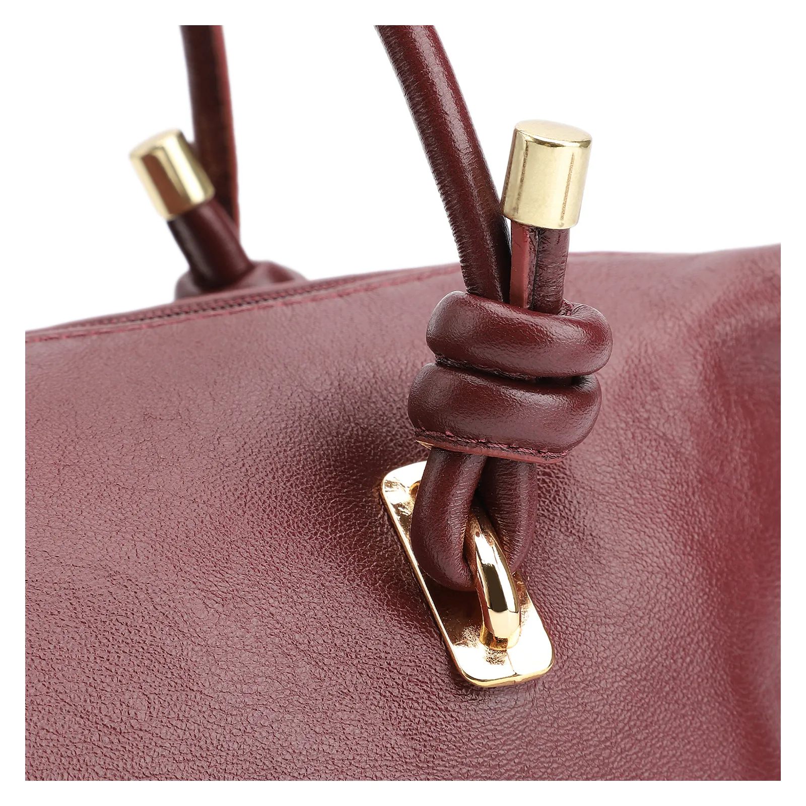 Bolsa Tote Couro Vinho