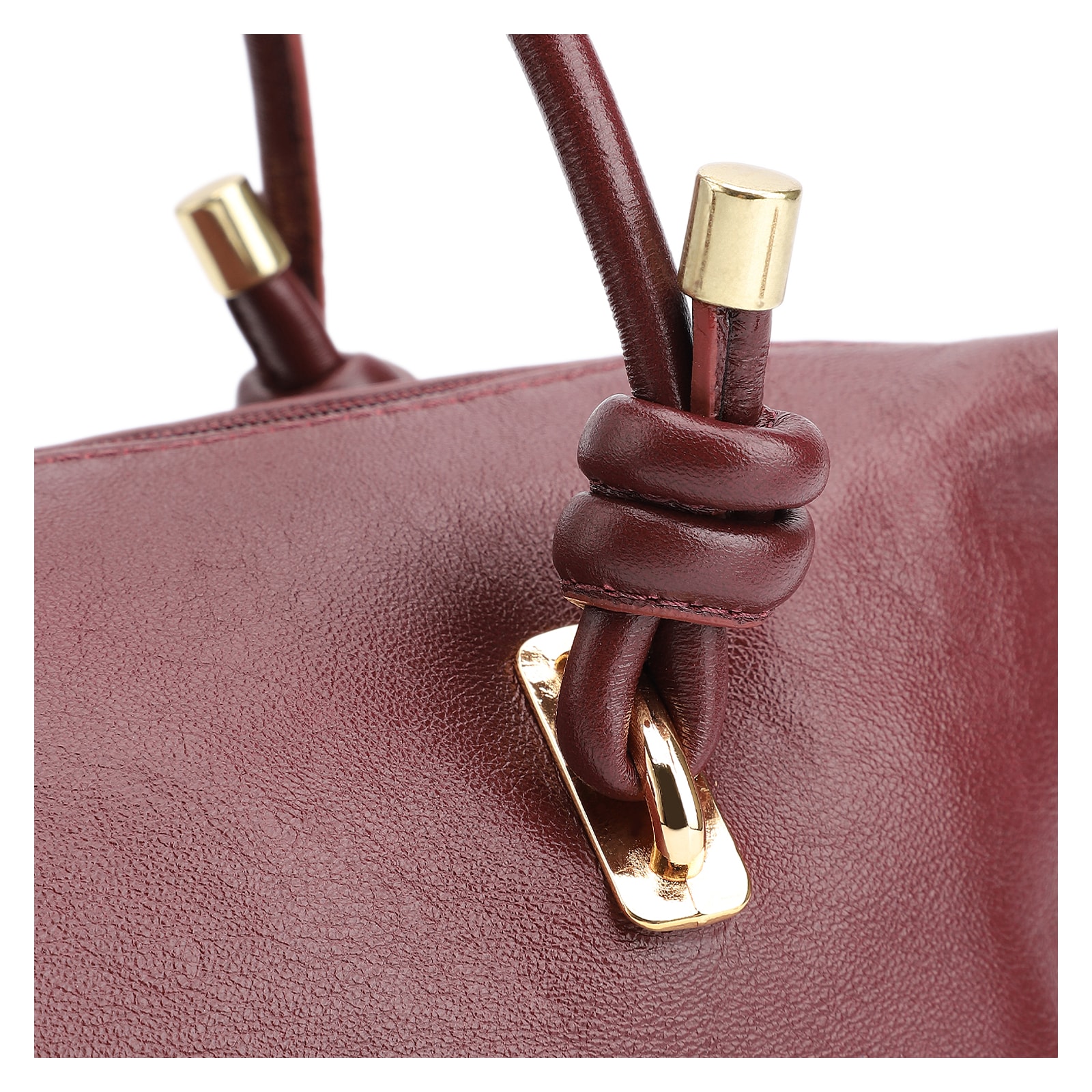 Bolsa Tote Couro Vinho