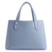 Bolsa Tote Crochet Couro Azul - imagem 3