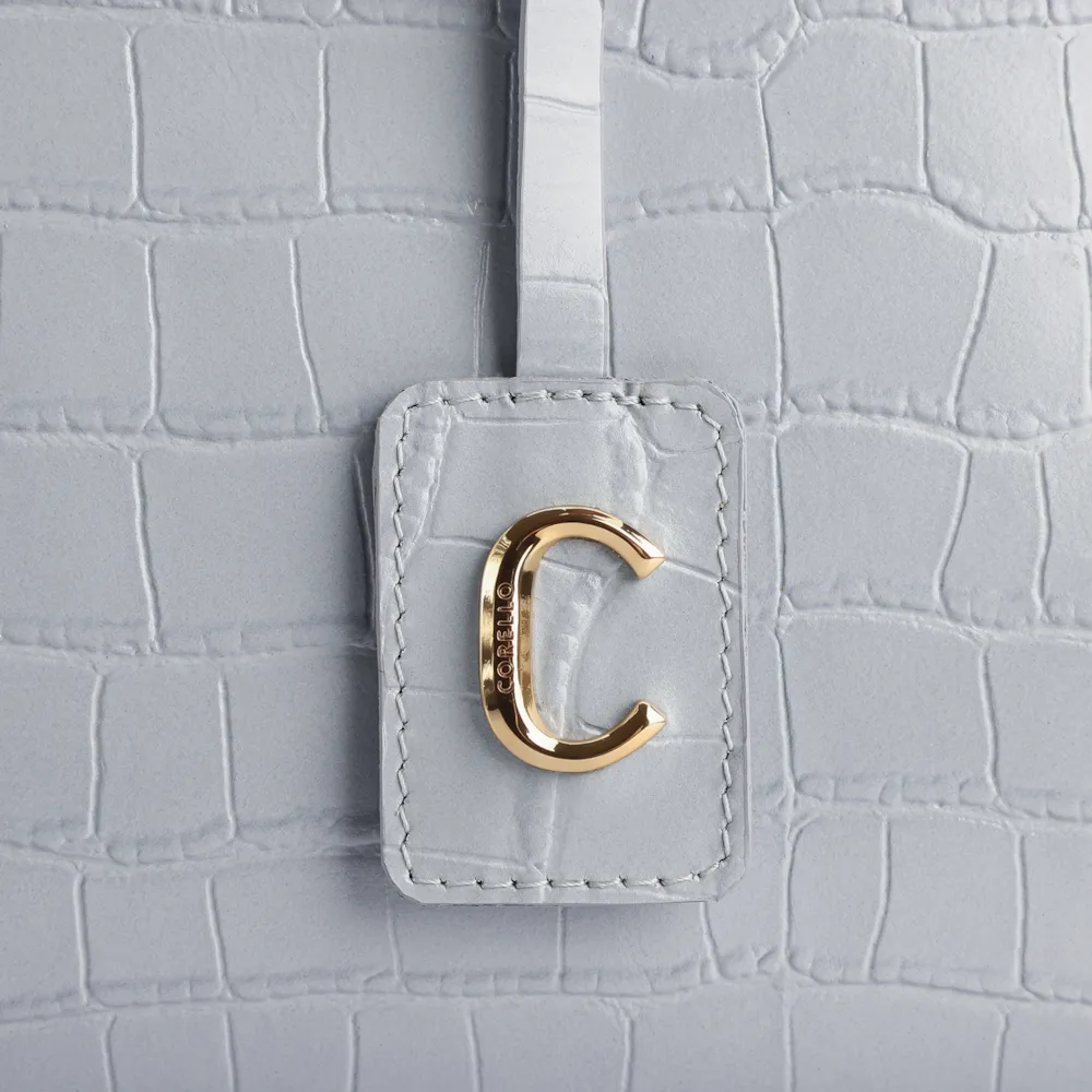 Bolsa Tote Croco Azul - imagem 6