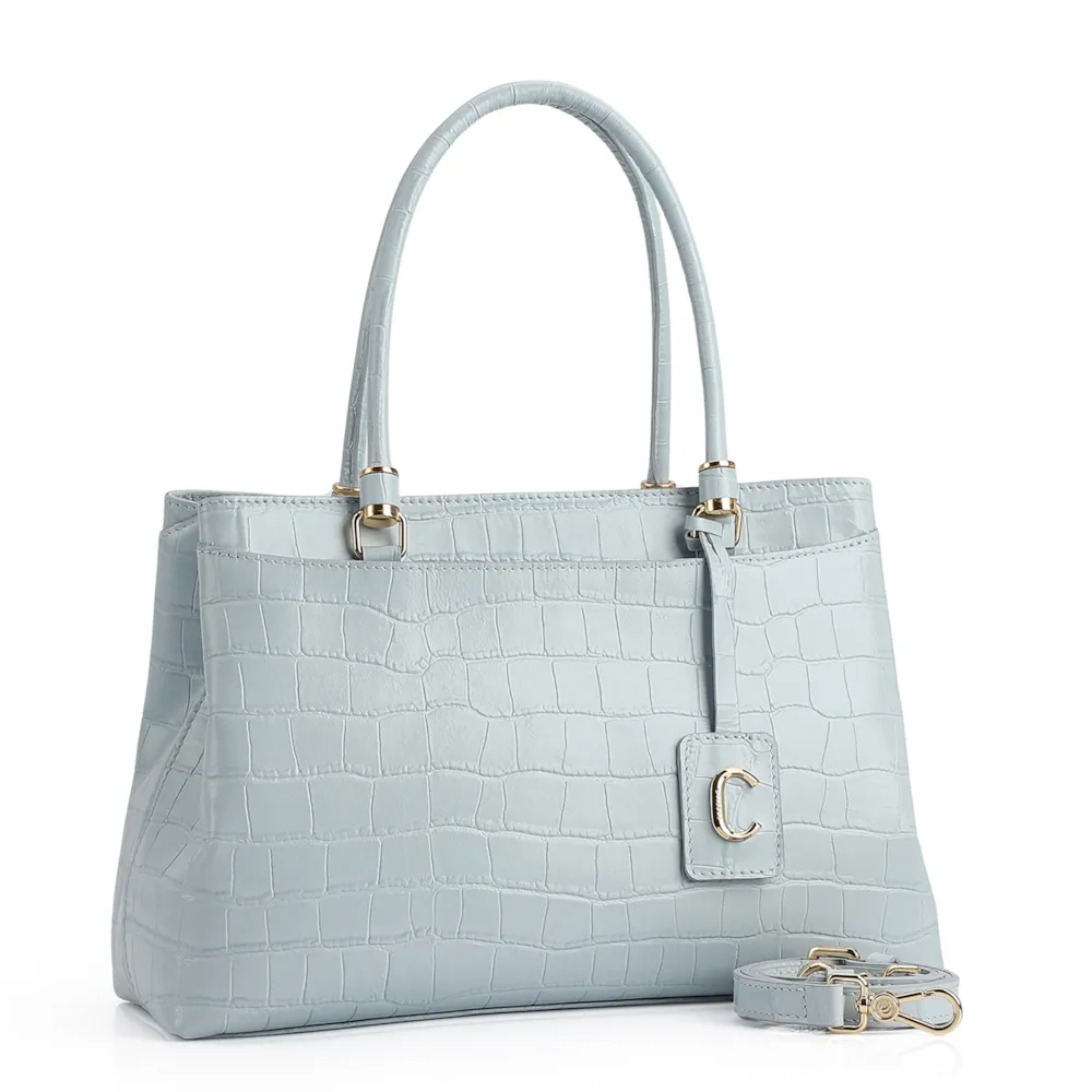 Bolsa Tote Croco Azul - imagem 2