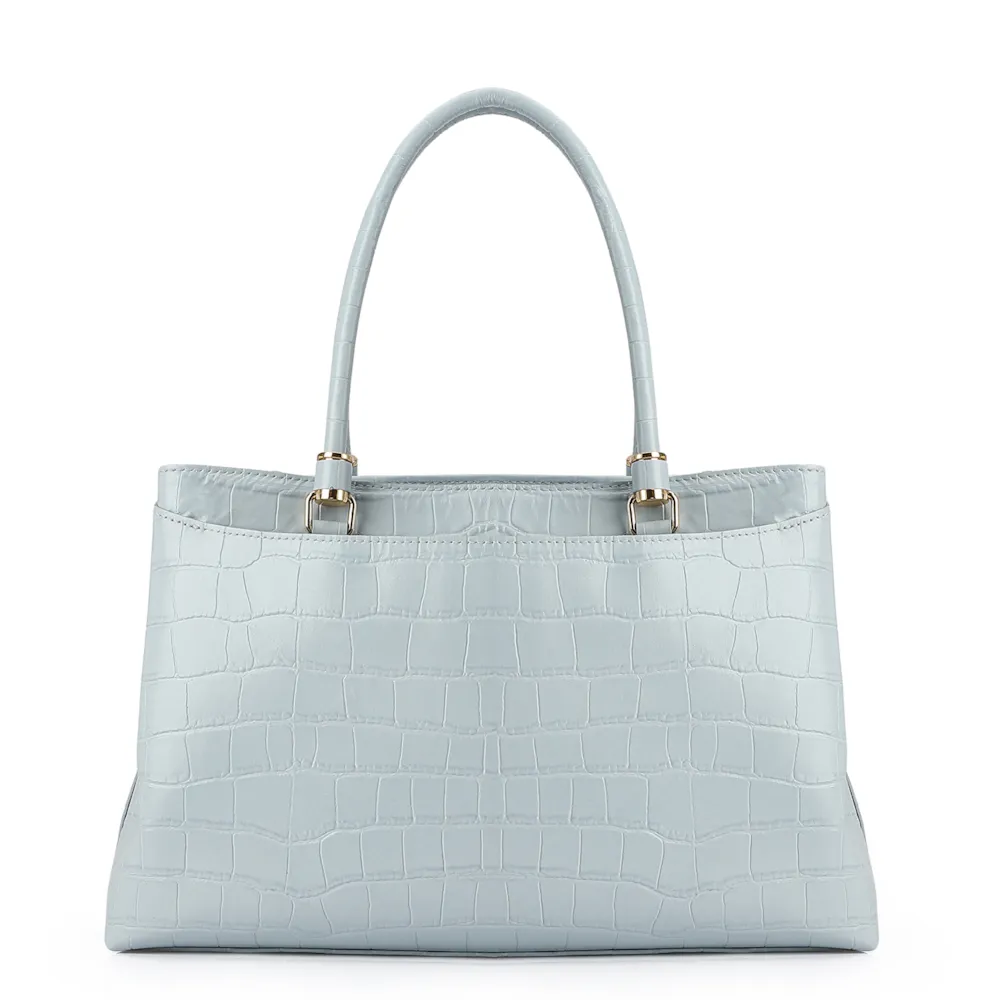 Bolsa Tote Croco Azul - imagem 3