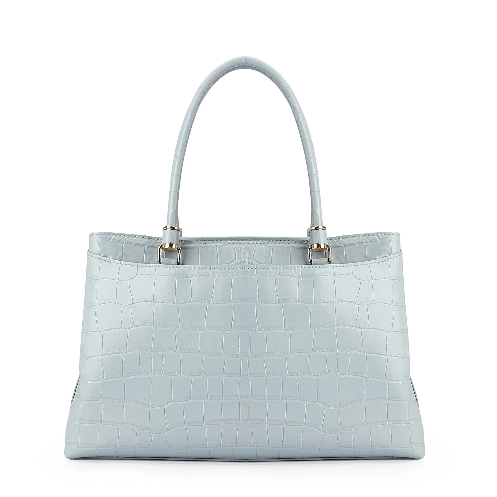 Bolsa Tote Croco Azul