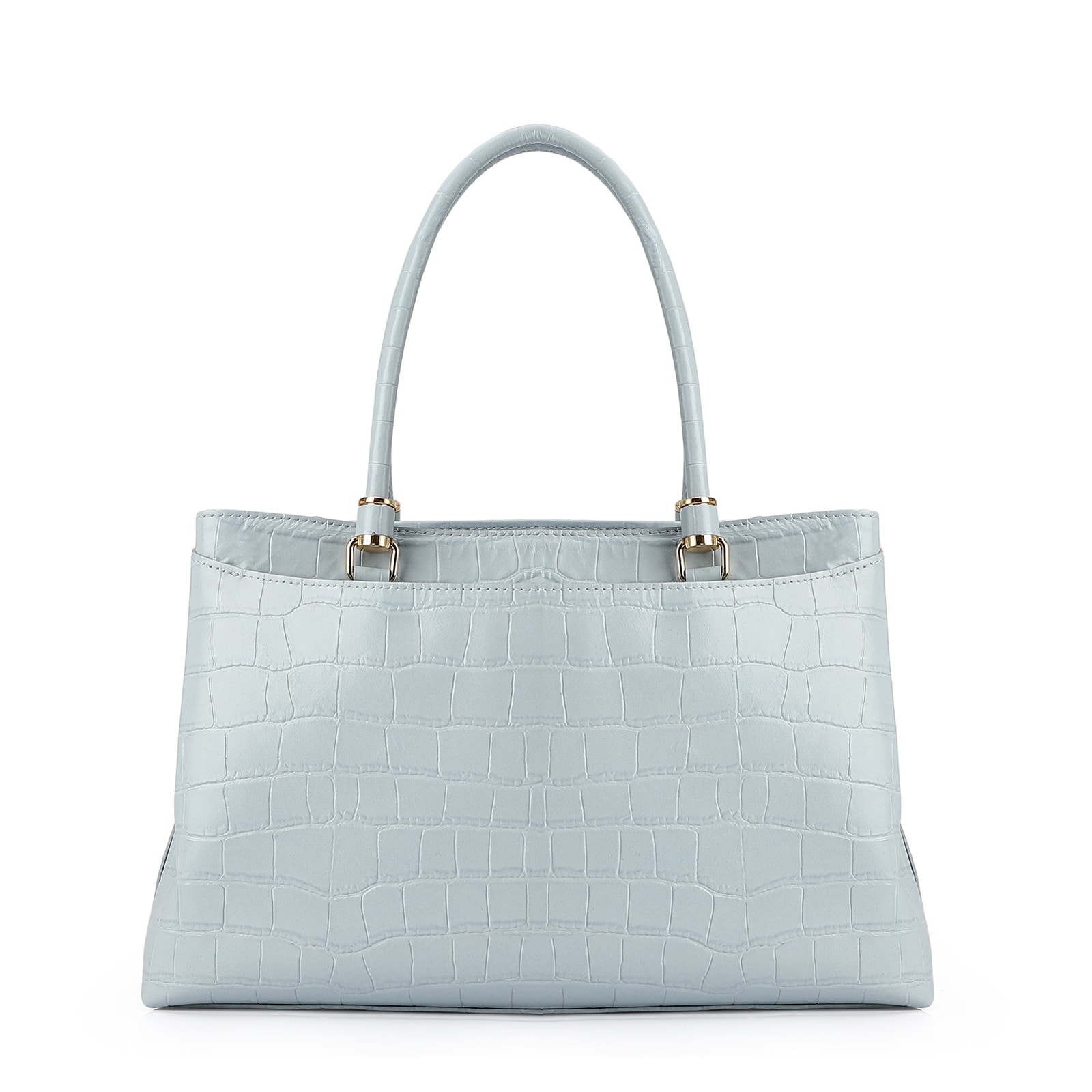 Bolsa Tote Croco Azul