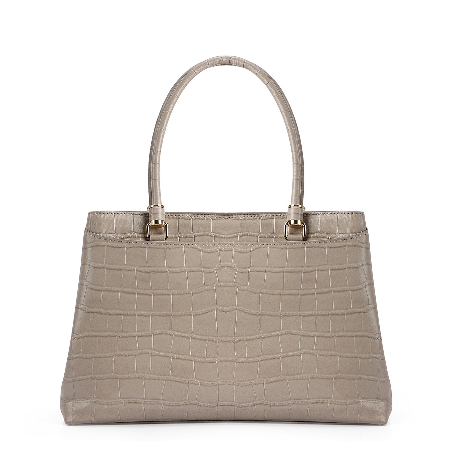 Bolsa Tote Croco Bege