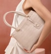 Bolsa Tote Croco Bege - imagem 2