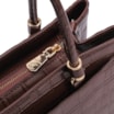 Bolsa Tote Croco Marrom - imagem 5