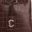 Bolsa Tote Croco Marrom - imagem 6