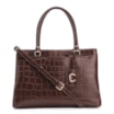 Bolsa Tote Croco Marrom - imagem 1