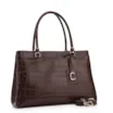 Bolsa Tote Croco Marrom - imagem 2