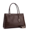 Bolsa Tote Croco Marrom - imagem 2