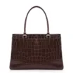 Bolsa Tote Croco Marrom - imagem 3
