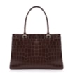 Bolsa Tote Croco Marrom - imagem 3