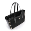 Bolsa Tote Esferas Couro Camurça/Couro Preto - imagem 5