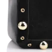 Bolsa Tote Esferas Couro Camurça/Couro Preto - imagem 8