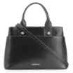 Bolsa Tote Esferas Couro Preto - imagem 1