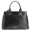 Bolsa Tote Esferas Couro Preto - imagem 1