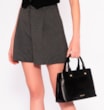 Bolsa Tote Esferas Couro Preto - imagem 2