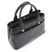 Bolsa Tote Esferas Couro Preto - imagem 5