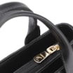 Bolsa Tote Esferas Couro Preto - imagem 6