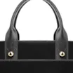 Bolsa Tote Esferas Couro Preto - imagem 8