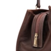 Bolsa Tote Fivela Couro Antique Marrom - imagem 6