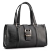 Bolsa Tote Fivela Couro Antique Preto - imagem 2