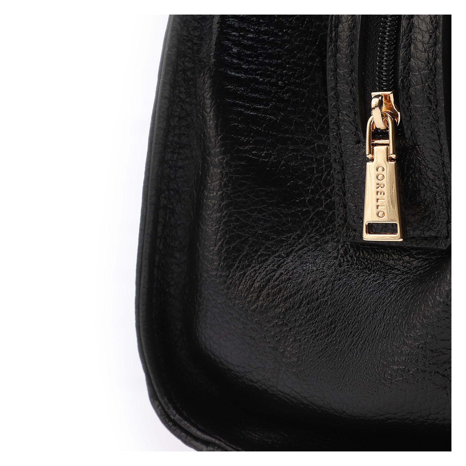 Bolsa Tote Fivela Couro Antique Preto