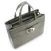 Bolsa Tote Fivela Couro Croco Verde - imagem 5