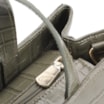 Bolsa Tote Fivela Couro Croco Verde - imagem 6