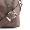 Bolsa Tote Fivelas Couro Estonado Marrom - imagem 7