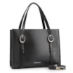 Bolsa Tote Fivelas Couro Preto - imagem 2