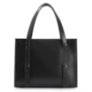 Bolsa Tote Fivelas Couro Preto - imagem 3