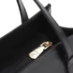 Bolsa Tote Fivelas Couro Preto - imagem 5