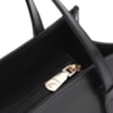 Bolsa Tote Fivelas Couro Preto - imagem 5