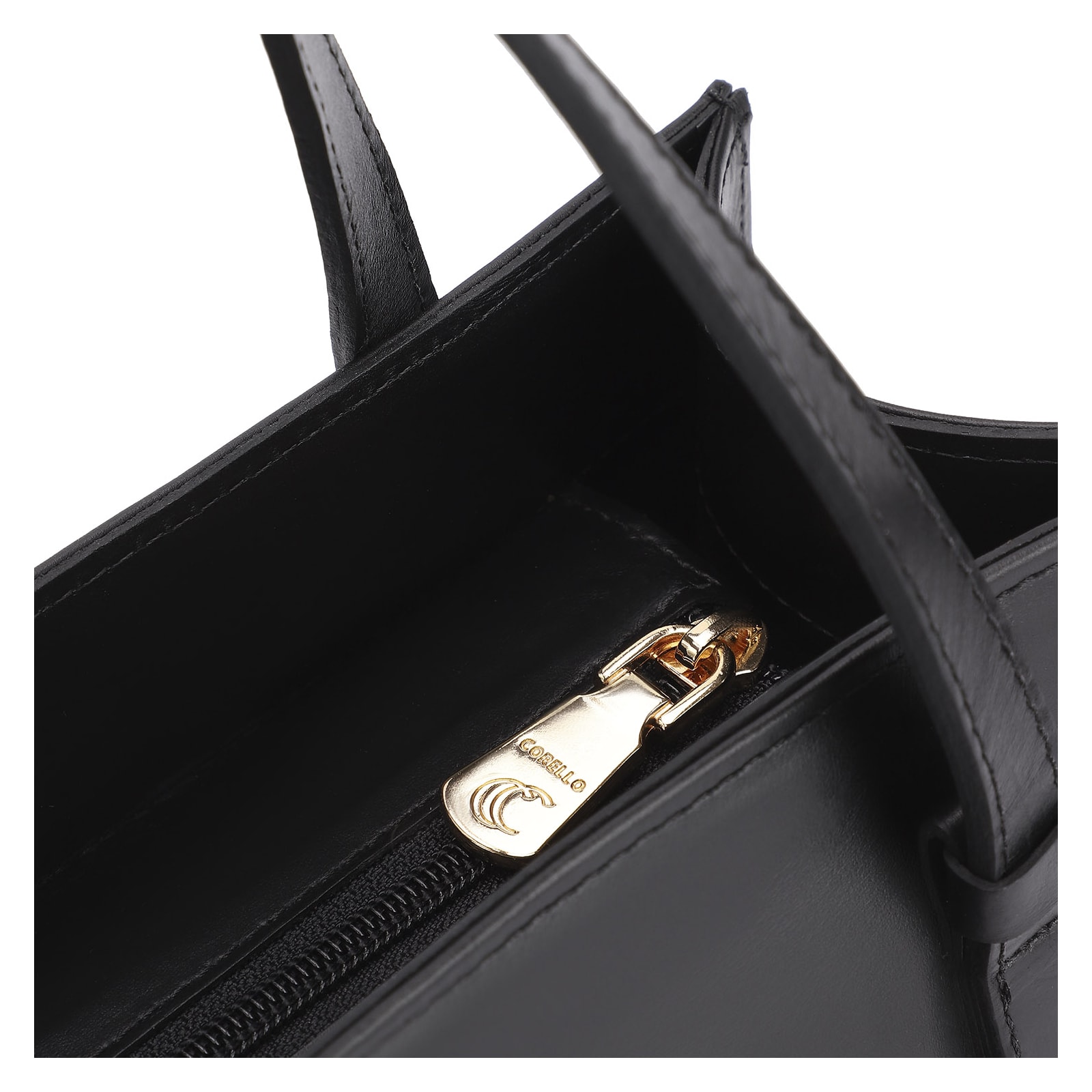 Bolsa Tote Fivelas Couro Preto