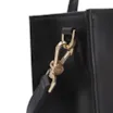 Bolsa Tote Fivelas Couro Preto - imagem 8