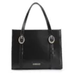 Bolsa Tote Fivelas Couro Preto - imagem 1