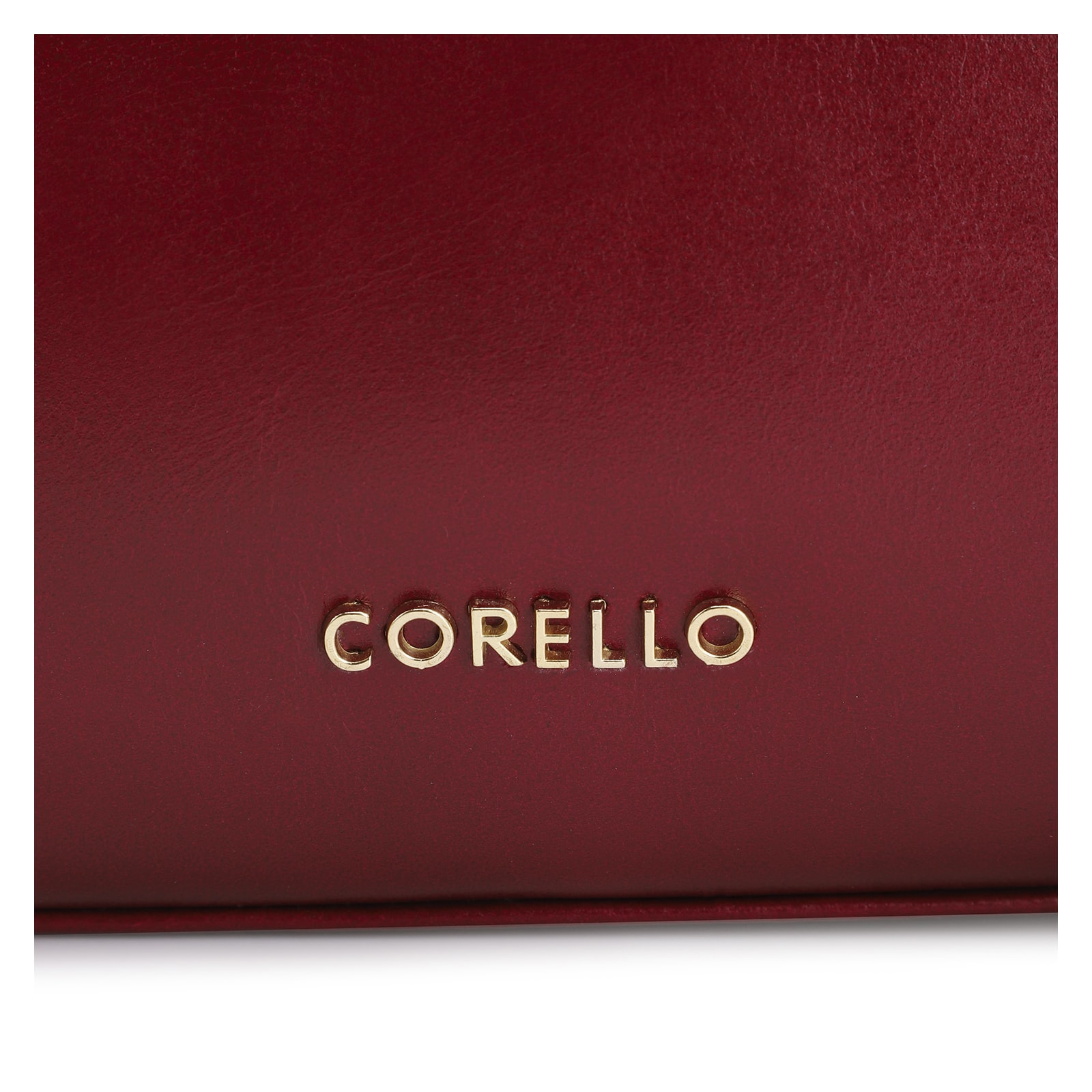 Bolsa Tote Fivelas Couro Vermelho Cereja