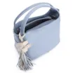 Bolsa Tote Flor Couro Azul - imagem 5