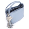 Bolsa Tote Flor Couro Azul - imagem 5