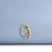 Bolsa Tote Flor Couro Azul - imagem 7