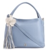 Bolsa Tote Flor Couro Azul - imagem 1