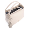 Bolsa Tote Flor Couro Off White - imagem 4