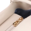 Bolsa Tote Flor Couro Off White - imagem 5