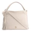 Bolsa Tote Flor Couro Off White - imagem 1